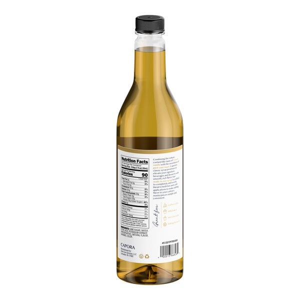 Capora French Vanilla Flavoring Syrup 750 mL - 6/Case