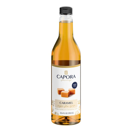 Capora Sugar-Free Caramel Flavoring Syrup 750 mL