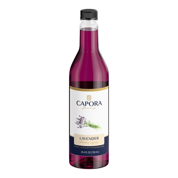 Capora Lavender Flavoring Syrup 750 mL - 6/Case