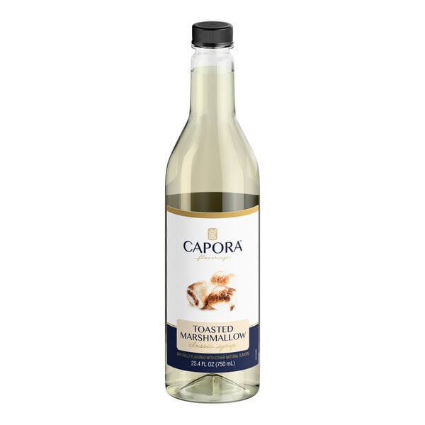 Capora Toasted Marshmallow Flavoring Syrup 750 mL - 6/Case