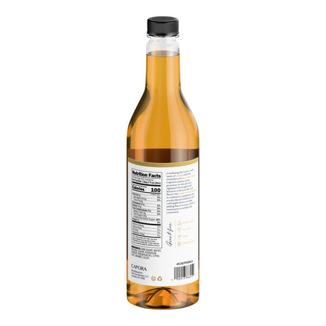 Capora Vanilla Flavoring Syrup 750 mL - 6/Case