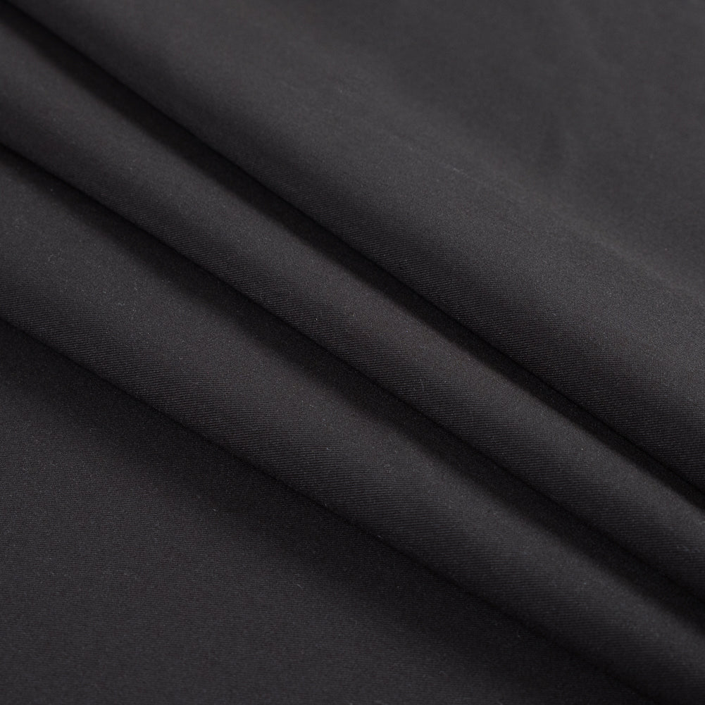 Coffeebean Stretch Polyester Twill
