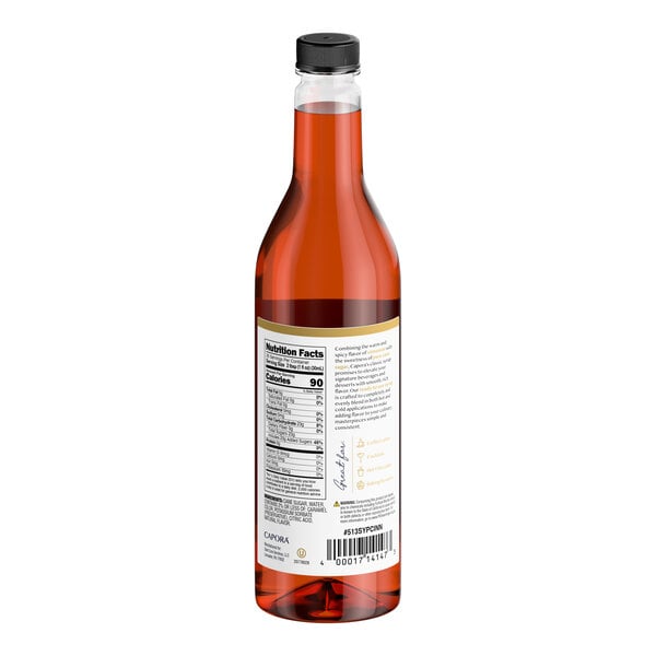 Capora Cinnamon Flavoring Syrup 750 mL - 6/Case