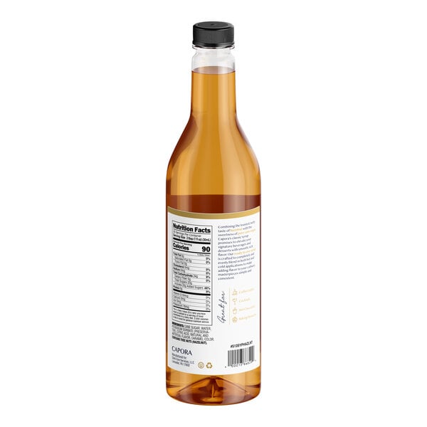 Capora Hazelnut Flavoring Syrup 750 mL - 6/Case