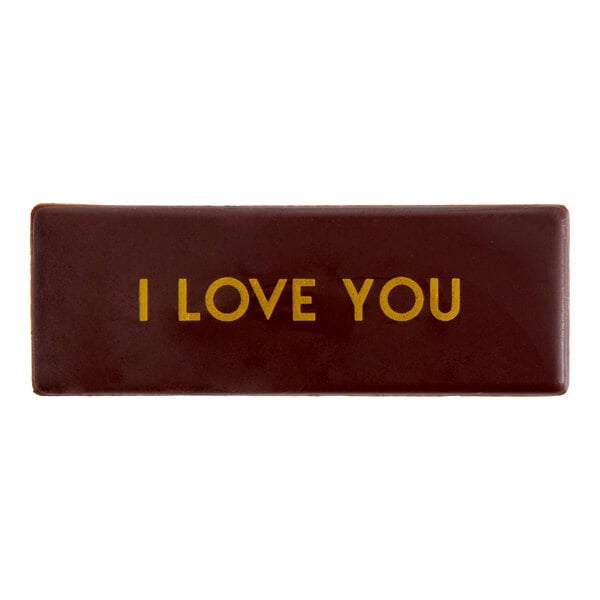 Chocolatree I Love You Chocolate Decoration - 300/Case