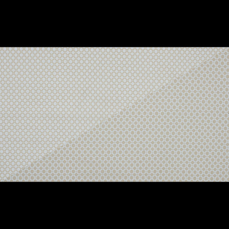 Marzipan and White Geometric Stretch Cotton Jacquard