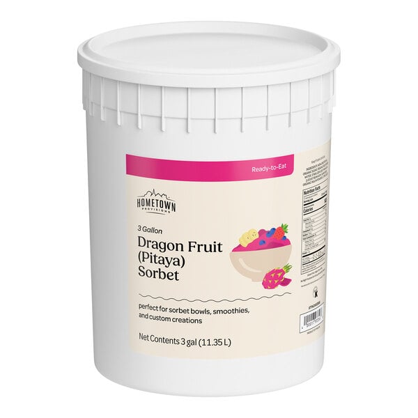 Hometown Provisions Pitaya Dragon Fruit Sorbet 3 Gallon