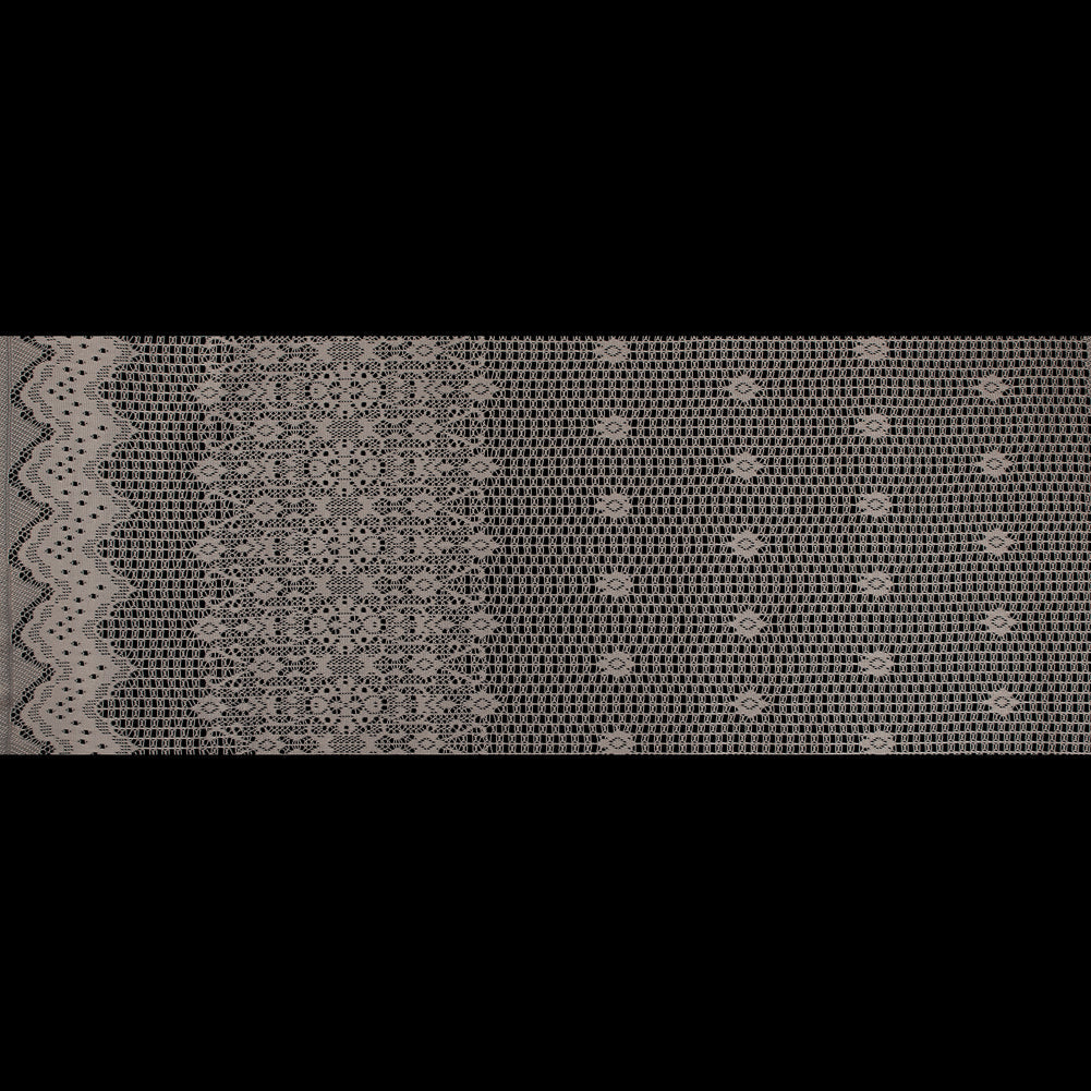 Famous NYC Designer Mojave Desert Crochet Lace with Scallop Border Design