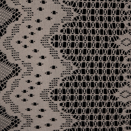 Famous NYC Designer Mojave Desert Crochet Lace with Scallop Border Design