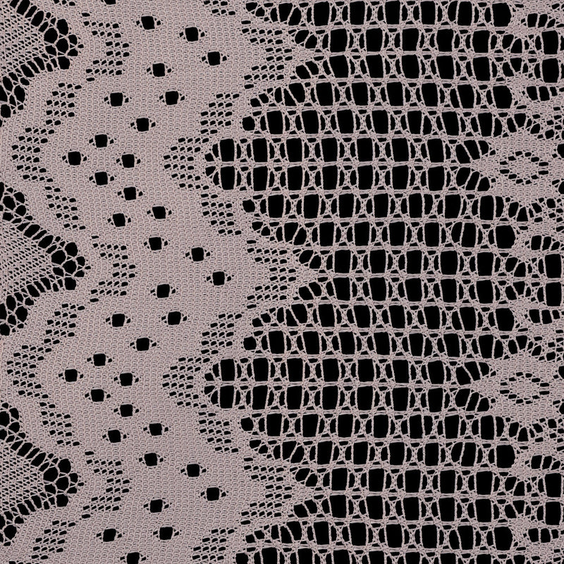 Famous NYC Designer Frappe Crochet Lace with Scallop Border Design