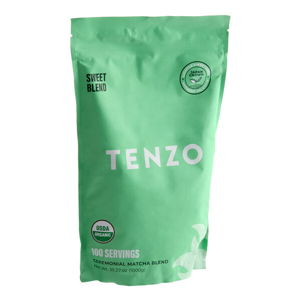 Tenzo Organic Sweetened Matcha Latte Mix 1,000 Gram (35.27 oz.)