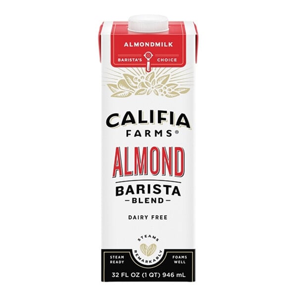 Califia Farms Barista Blend Almond Milk 32 fl. oz. - 12/Case