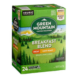 Green Mountain Coffee Roasters Decaf Breakfast Blend Single Serve Keurig® K-Cup® Pods - 96/Case