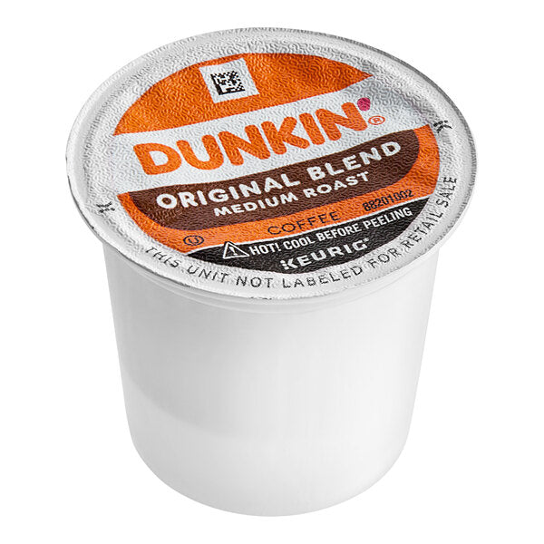 Dunkin' Original Blend Coffee Single Serve Keurig® K-Cup® Pods - 88/Case