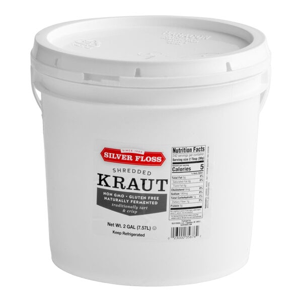 Silver Floss Sauerkraut Tub 2 Gallon