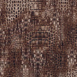 Toffee and Cornstalk Python Printed Double Faced Stretch Polyester Crepe