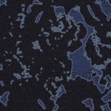 Black and Astral Aura Abstract Roses and Solid Beige Double Faced Stretch Polyester Crepe