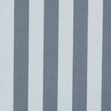 Wild Dove and White Bengal Striped Polyester Twill with Give