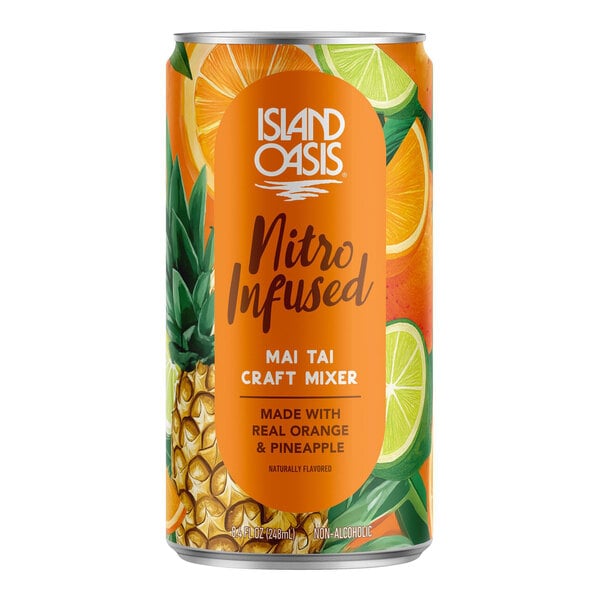 Island Oasis Nitro Infused Mai Tai Craft Mixer 8.4 oz. - 24/Case