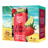 Island Oasis Nitro Infused Strawberry Margarita Craft Mixer 8.4 oz. - 24/Case