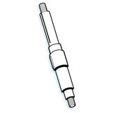 Shaft -Planetary (N/S) With 2 Keys For Hobart Mixer OEM # 00-124734