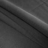 Black Polyester Ottoman