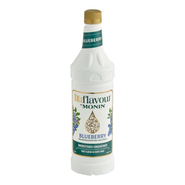 TruFlavour by Monin Unsweetened Blueberry Flavor Concentrate 1 Liter