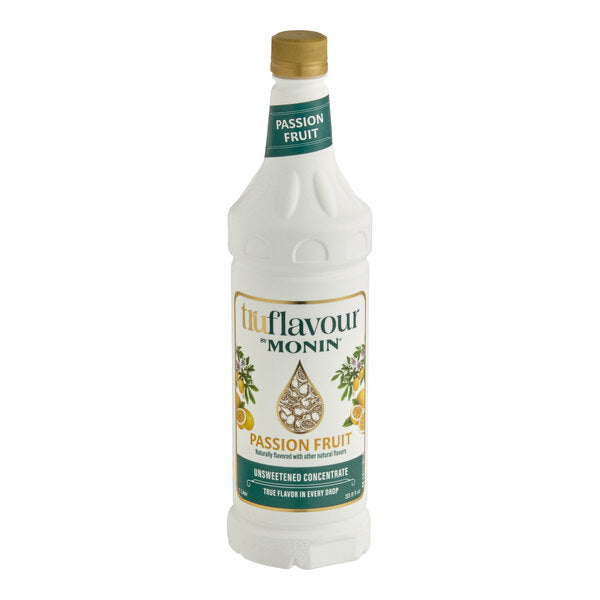 TruFlavour by Monin Unsweetened Passion Fruit Flavor Concentrate 1 Liter