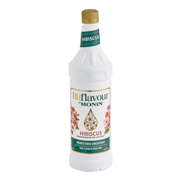 TruFlavour by Monin Unsweetened Hibiscus Flavor Concentrate 1 Liter