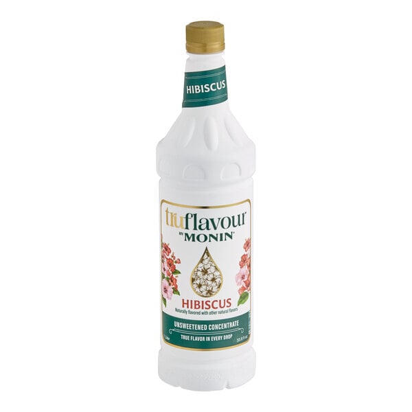 TruFlavour by Monin Unsweetened Hibiscus Flavor Concentrate 1 Liter