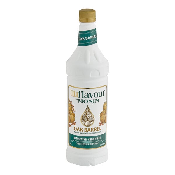 TruFlavour by Monin Unsweetened Oak Barrel Culinary Flavor Concentrate 1 Liter