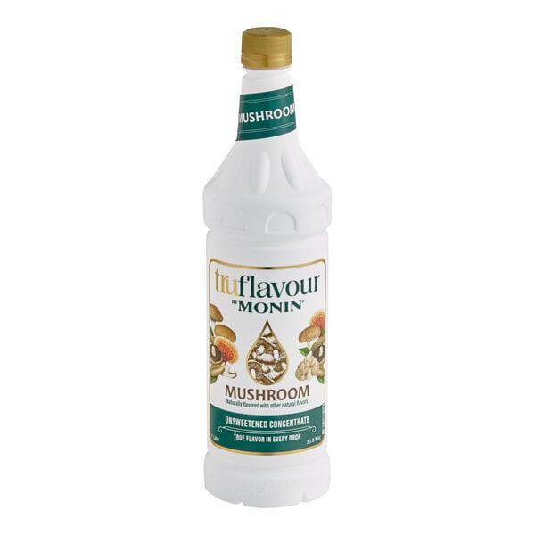 TruFlavour by Monin Unsweetened Mushroom Culinary Flavor Concentrate 1 Liter - 4/Case