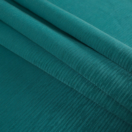 Ultramarine Green Cotton and Polyester Ottoman