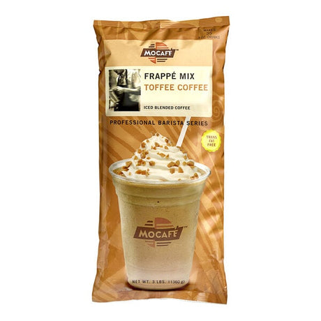 MOCAFE Toffee Coffee Frappe Mix Powder 3 lb.
