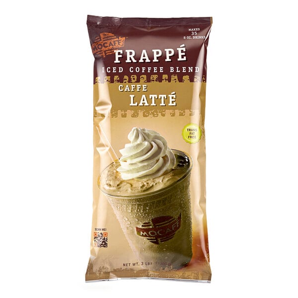 MOCAFE Caffe Latte Frappe Mix Powder 3 lb.