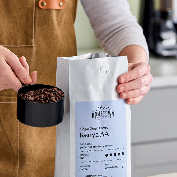 Hometown Provisions Kenya AA Whole Bean Coffee 2 lb. - 5/Case