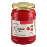 Hometown Provisions Maraschino Cherries with Stems 16 oz. - 12/Case
