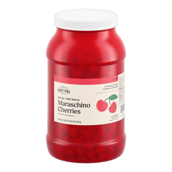 Hometown Provisions Cherries with Stems 1 Gallon - 4/Case
