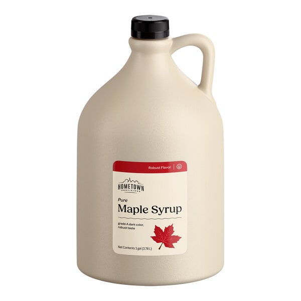 Hometown Provisions Grade A Dark Robust Pure Maple Syrup 1 Gallon