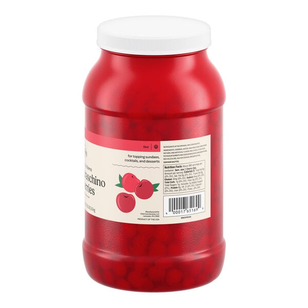 Hometown Provisions Maraschino Cherries without Stems 1 Gallon - 4/Case