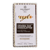 Callebaut Dark and Ivory Duo Chocolattos 0.8 lb. - 1,200/Case
