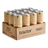 Tractor Beverage Co. Organic Mango Peach Beverage 12 fl. oz. Can - 12/Case