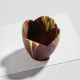 Callebaut Medium Pastel Marbled Chocolate Tulip Cup - 36/Box