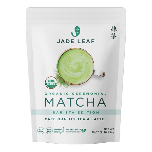Jade Leaf Organic Ceremonial Barista Edition Matcha Powder 1 lb. (454g)