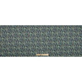 Green Ash and Tender Yellow Ikat Printed Stretch Cotton Twill