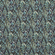 Green Ash and Tender Yellow Ikat Printed Stretch Cotton Twill