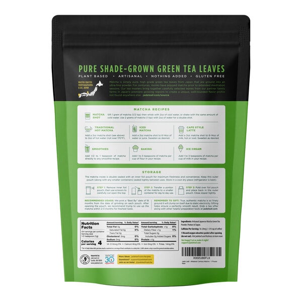 Jade Leaf Culinary Matcha Powder 1 lb. (454g) - 6/Case