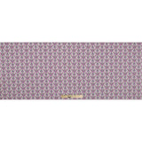 Phlox Pink and Green Flash Palmette Printed Stretch Cotton Twill