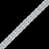 Ivory Stretch Lace Trim - 0.375"