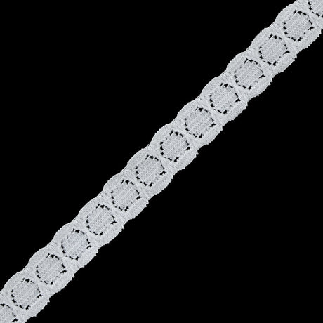 Ivory Stretch Lace Trim - 0.375"